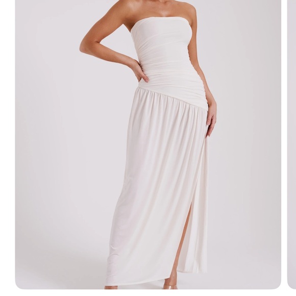 Meshki Strapless Maxi Dress - White - Picture 1 of 2